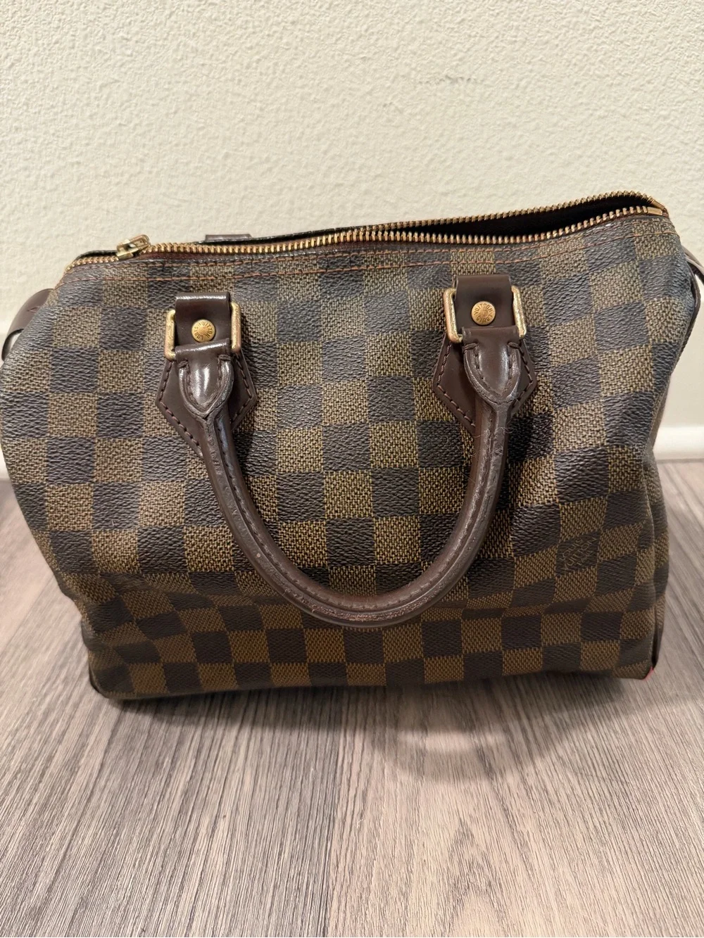 Authentic Louis Vuitton Speedy 25 Damier Ebene – Made in France